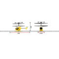 Brinquedo modelo de avião de helicóptero com controle remoto 3CH SYMA S6